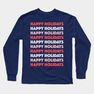 Happy Holidays (Arctic) Long Sleeve T-Shirt